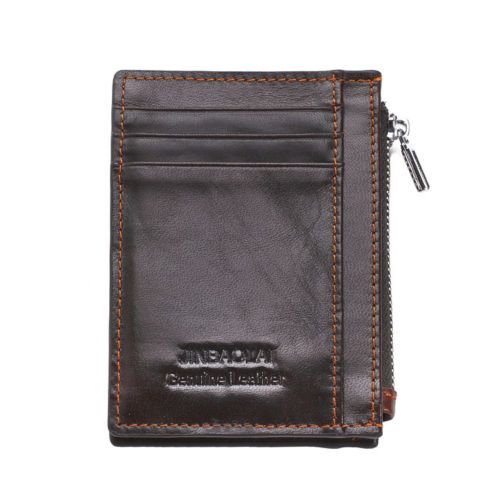 WALLET The Perfect Mens Minimalist Wallet - Dark Brown